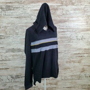 Another Love Navy Hooded Sweater, Size L